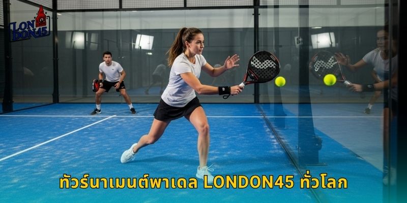 ทัวร์นาเมนต์พาเดล LONDON45 ทั่วโลก